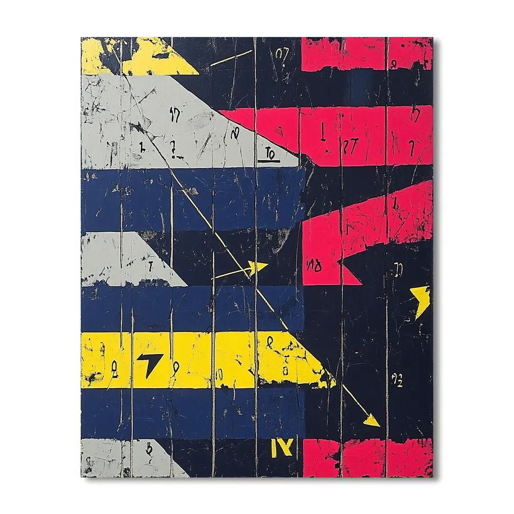 Jean-Michel Basquiat Inspired Gravity Of Invisible Cities Paint by numbers kits