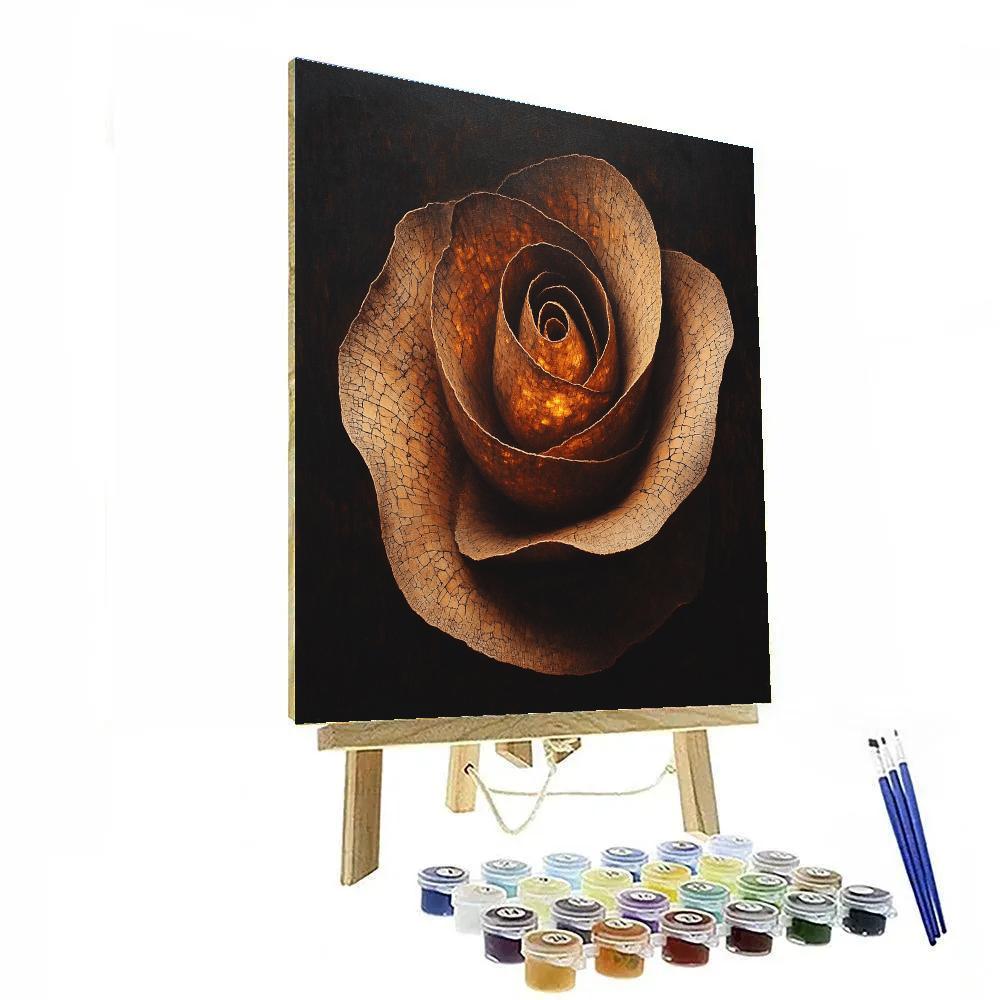 Caravaggio Inspired Nebular Seed Pod painting number kit