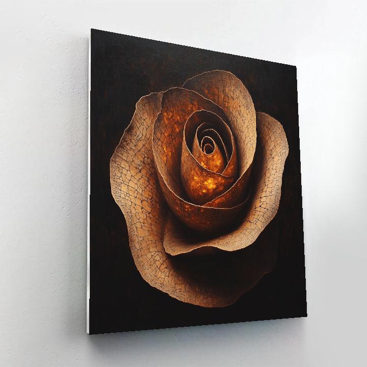 Caravaggio Inspired Nebular Seed Pod painting number kit