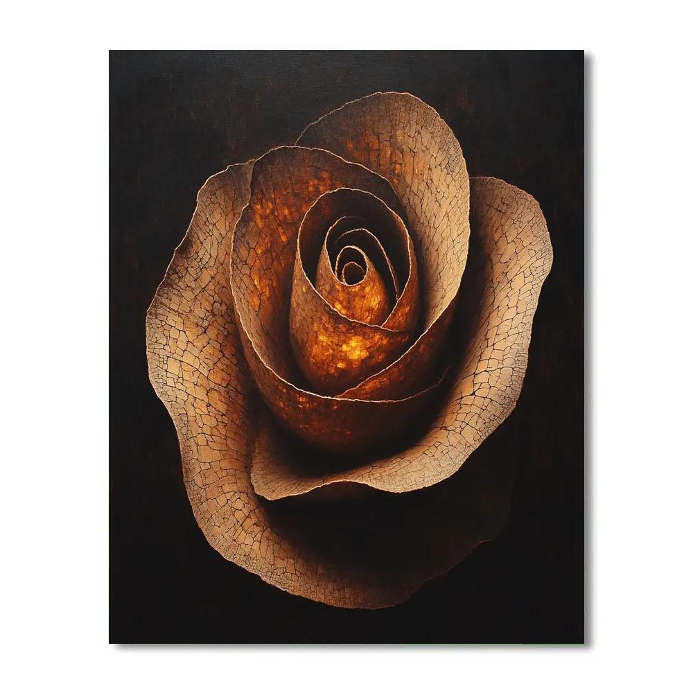 Caravaggio Inspired Nebular Seed Pod painting number kit