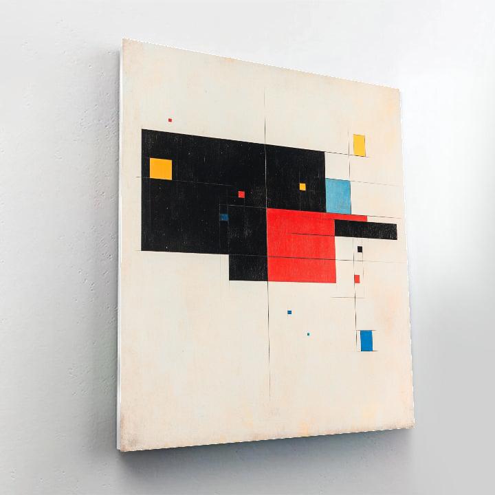 Kazimir Malevich Inspired Celestial Grid Of Pure Form paint by numbers