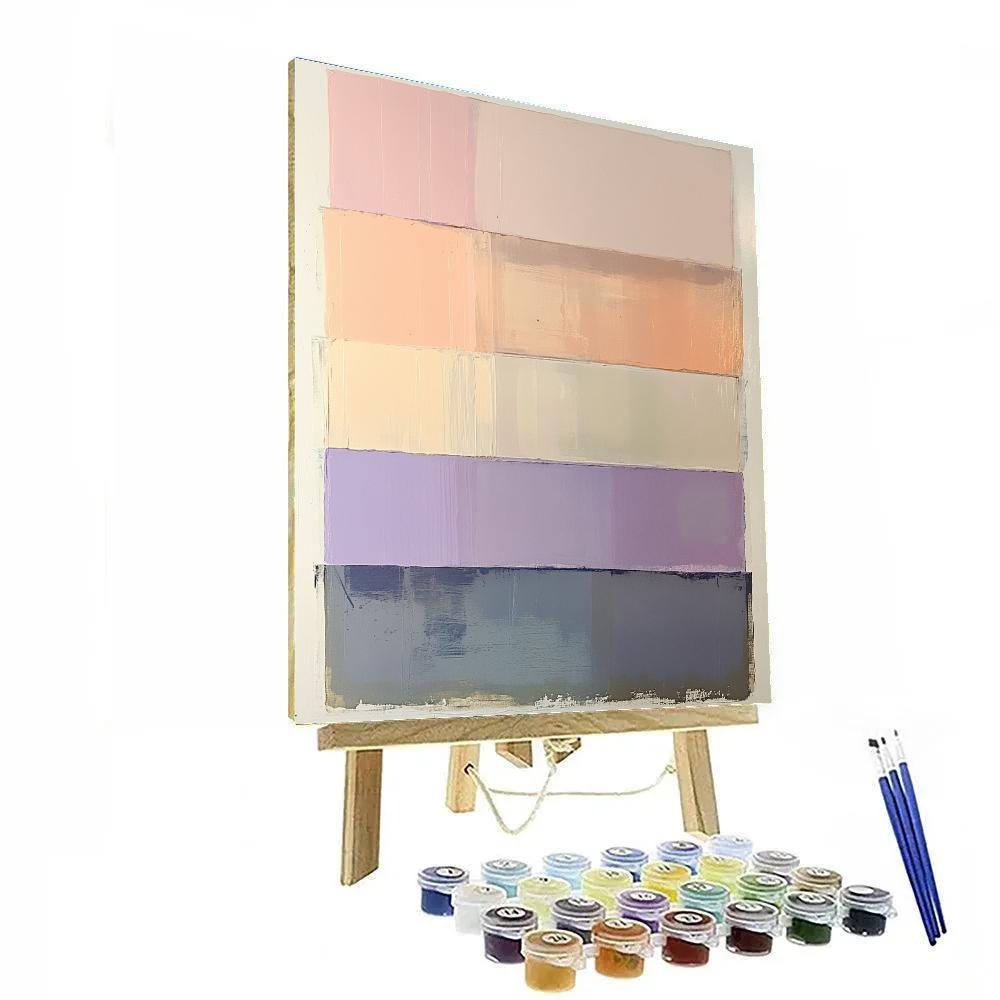 Mark Rothko Inspired Silent Dawn Horizon Number painting