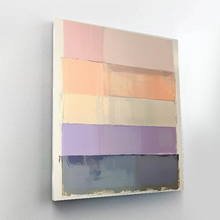 Mark Rothko Inspired Silent Dawn Horizon Number painting