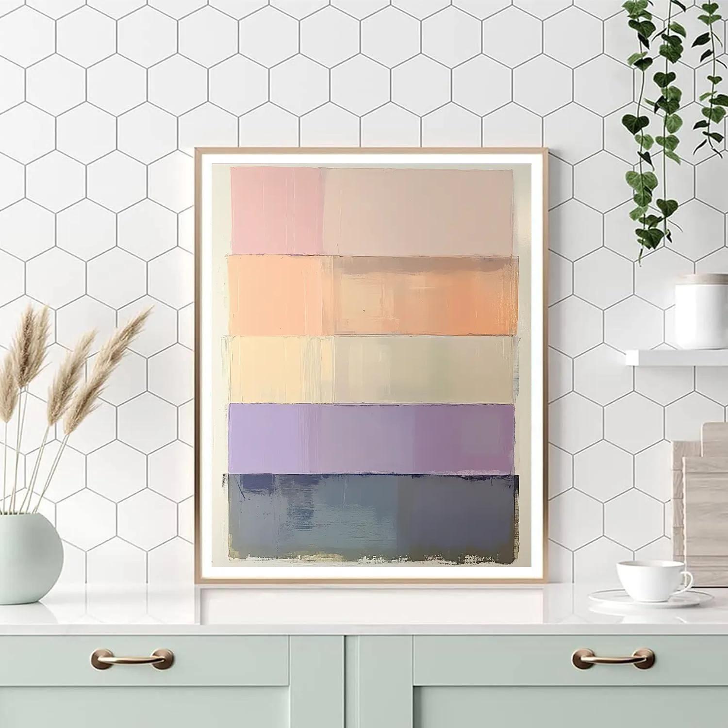 Mark Rothko Inspired Silent Dawn Horizon Number painting