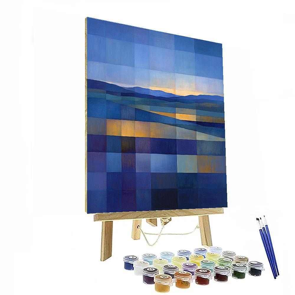 Paul Klee Inspired Chromatic Night Voyage DIY paint by numbers