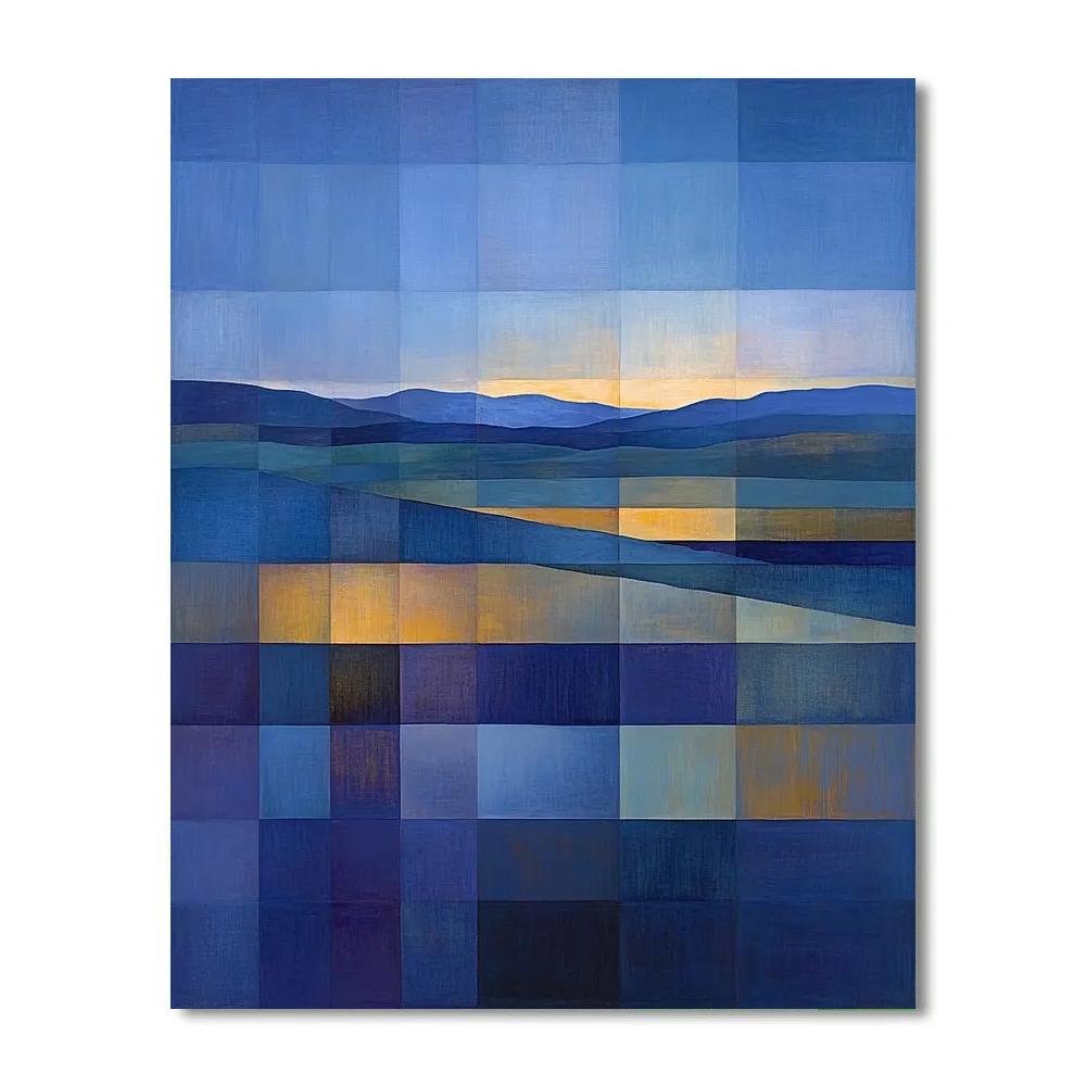 Paul Klee Inspired Chromatic Night Voyage DIY paint by numbers