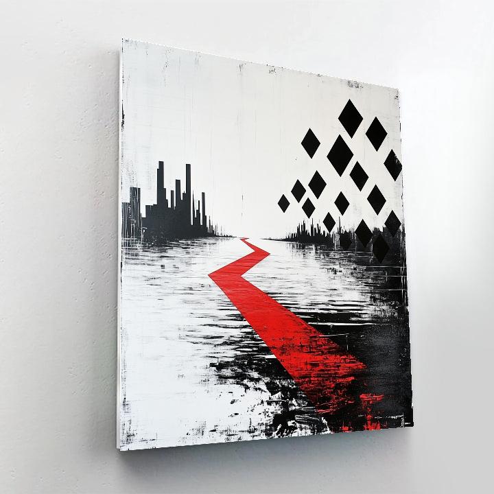 Banksy Inspired Silent Rising Seas Paint by numbers kits