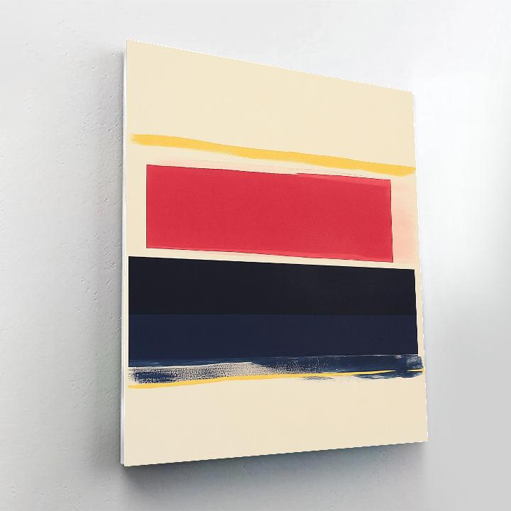 Kazimir Malevich Inspired Suprematist Dawn Over Nowhere DIY paint by numbers