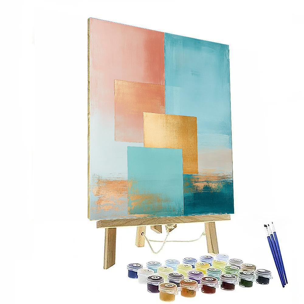 Paul Klee Inspired Whispering Color Fields Number painting