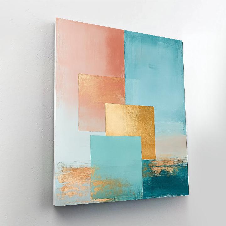 Paul Klee Inspired Whispering Color Fields Number painting