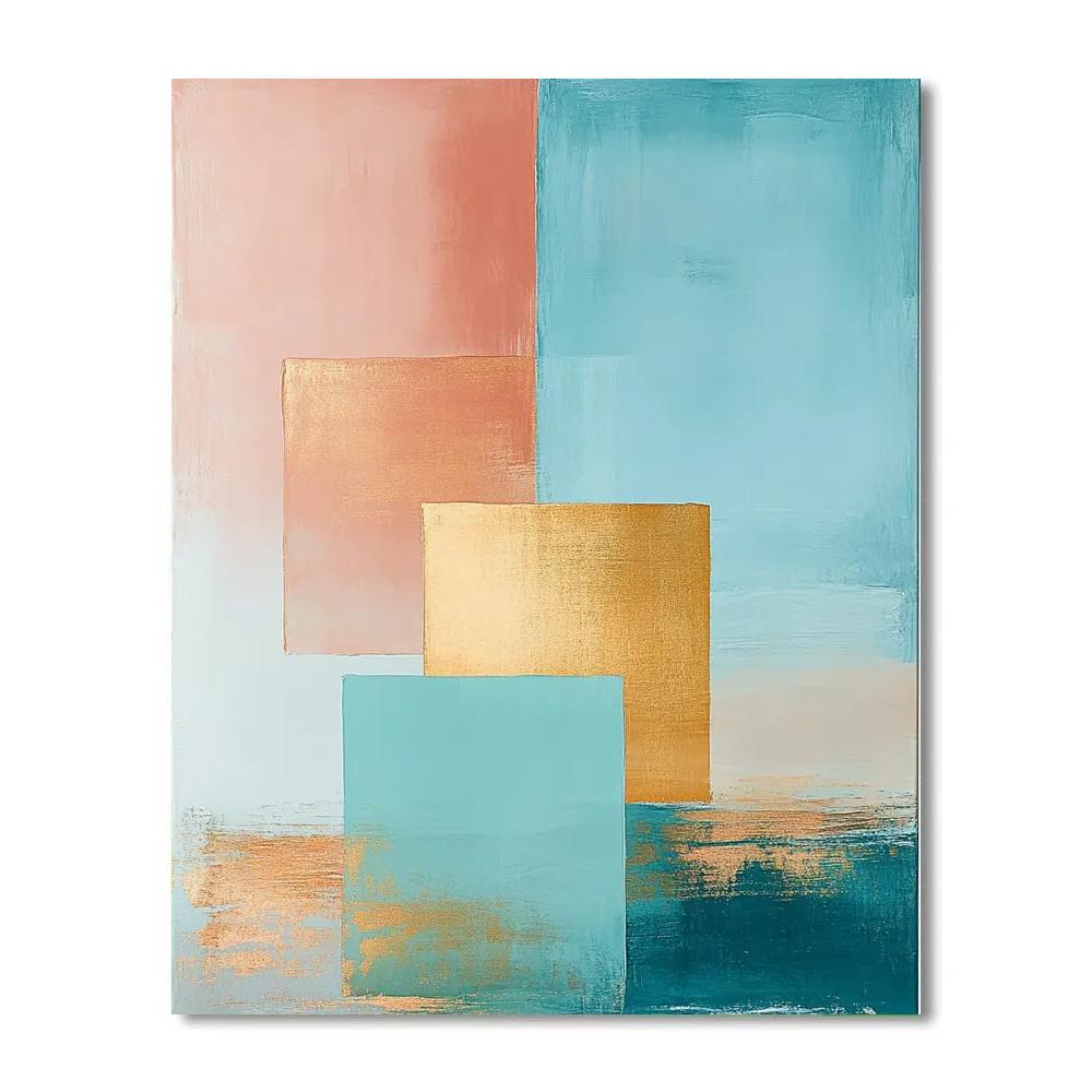 Paul Klee Inspired Whispering Color Fields Number painting