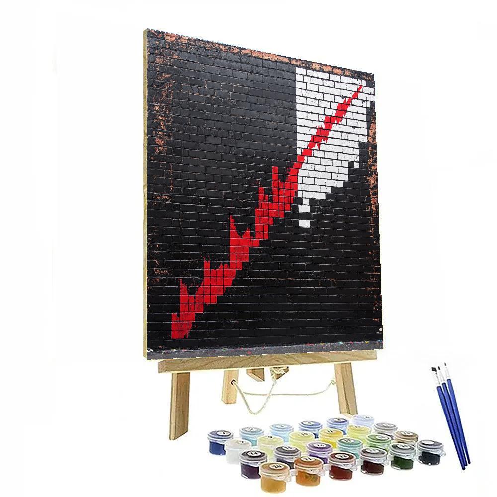 Banksy Inspired Voices Behind Walls painting number kit