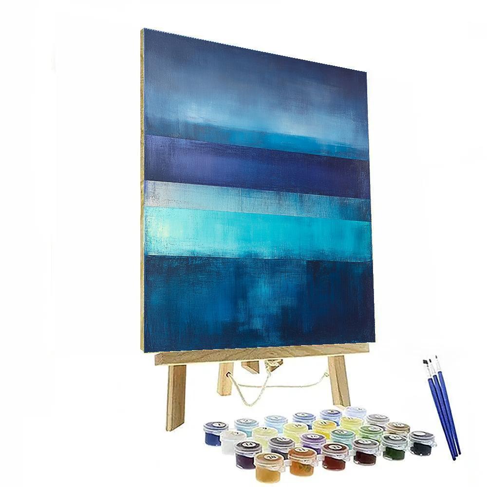 Mark Rothko Inspired Cosmic Tides Of Memory paint by color