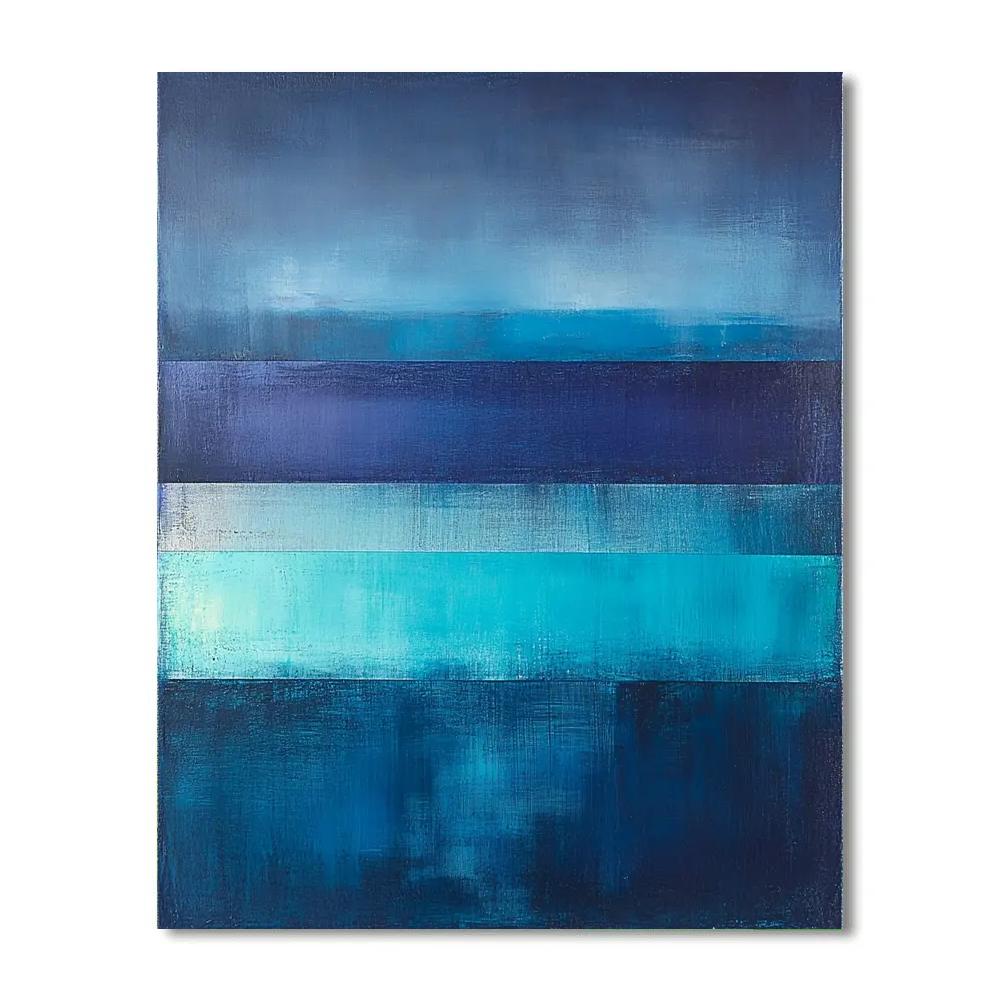 Mark Rothko Inspired Cosmic Tides Of Memory paint by color