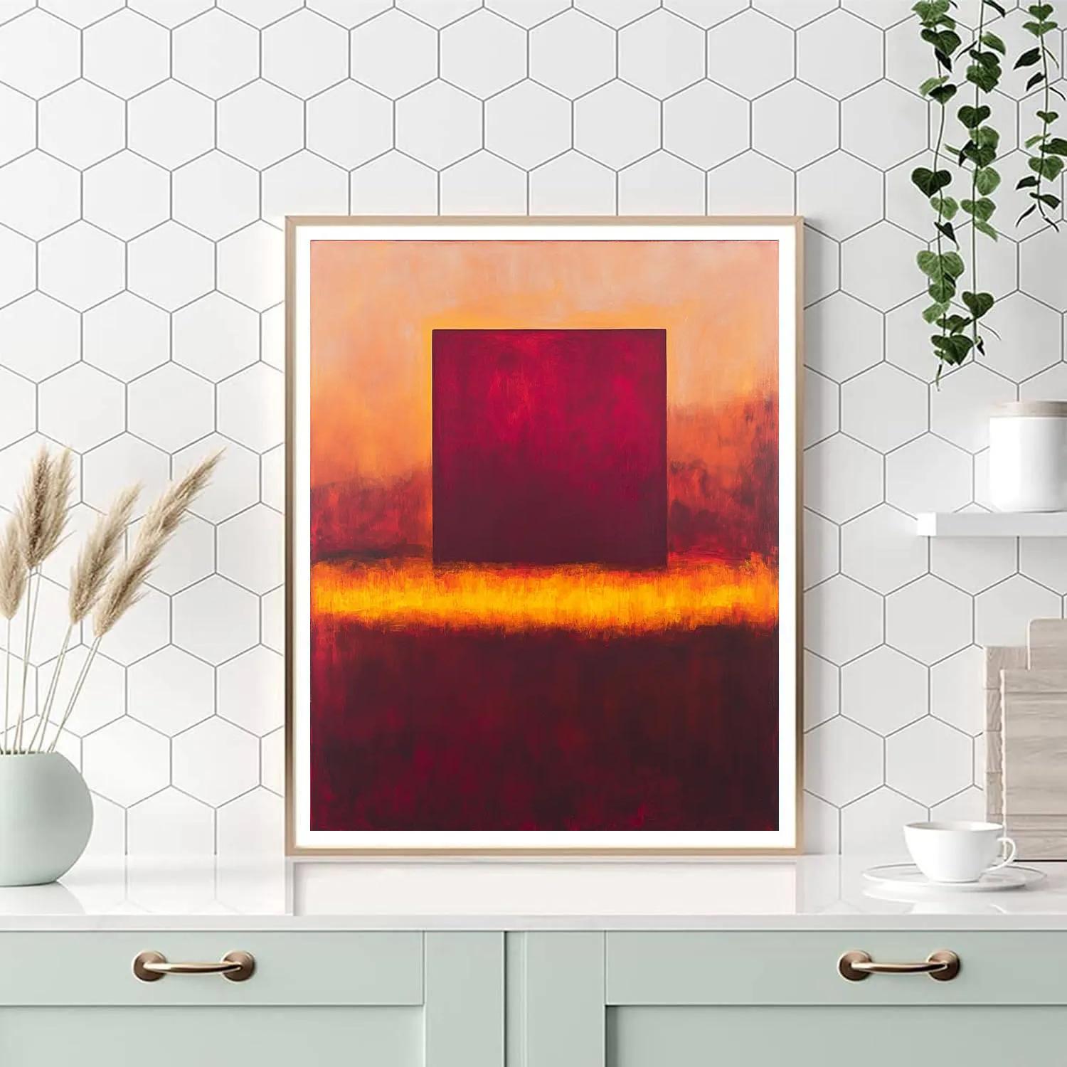 Mark Rothko Inspired Ember Of Late Autumn Paint by numbers kits