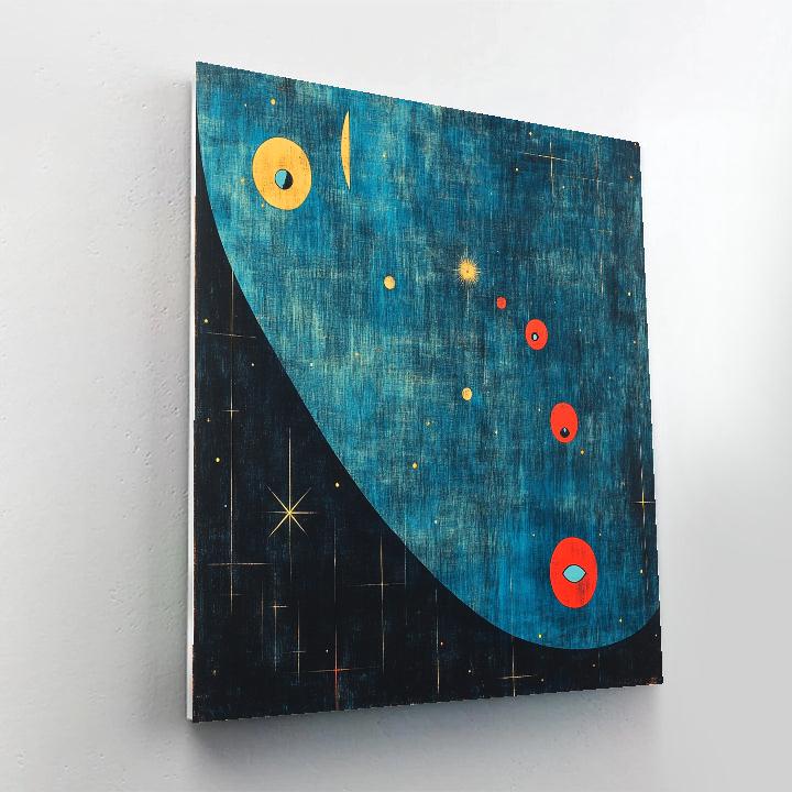 Joan Miró Inspired Celestial Color Harmony painting number kit