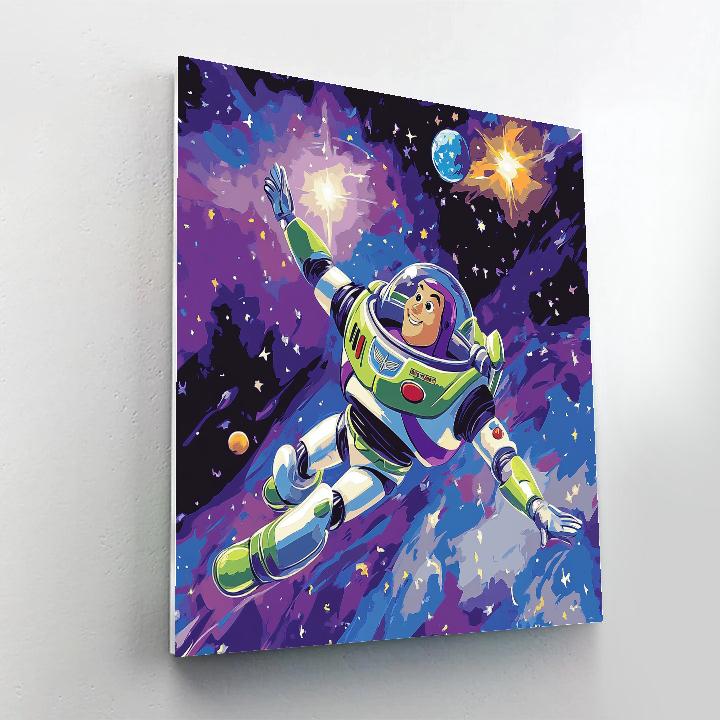 Buzz Lightyear’s Cosmic Quest Disney Inspired paint by number
