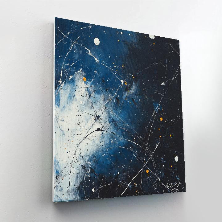 Jackson Pollock Inspired Rainstorm Energy Painting by numbers kit