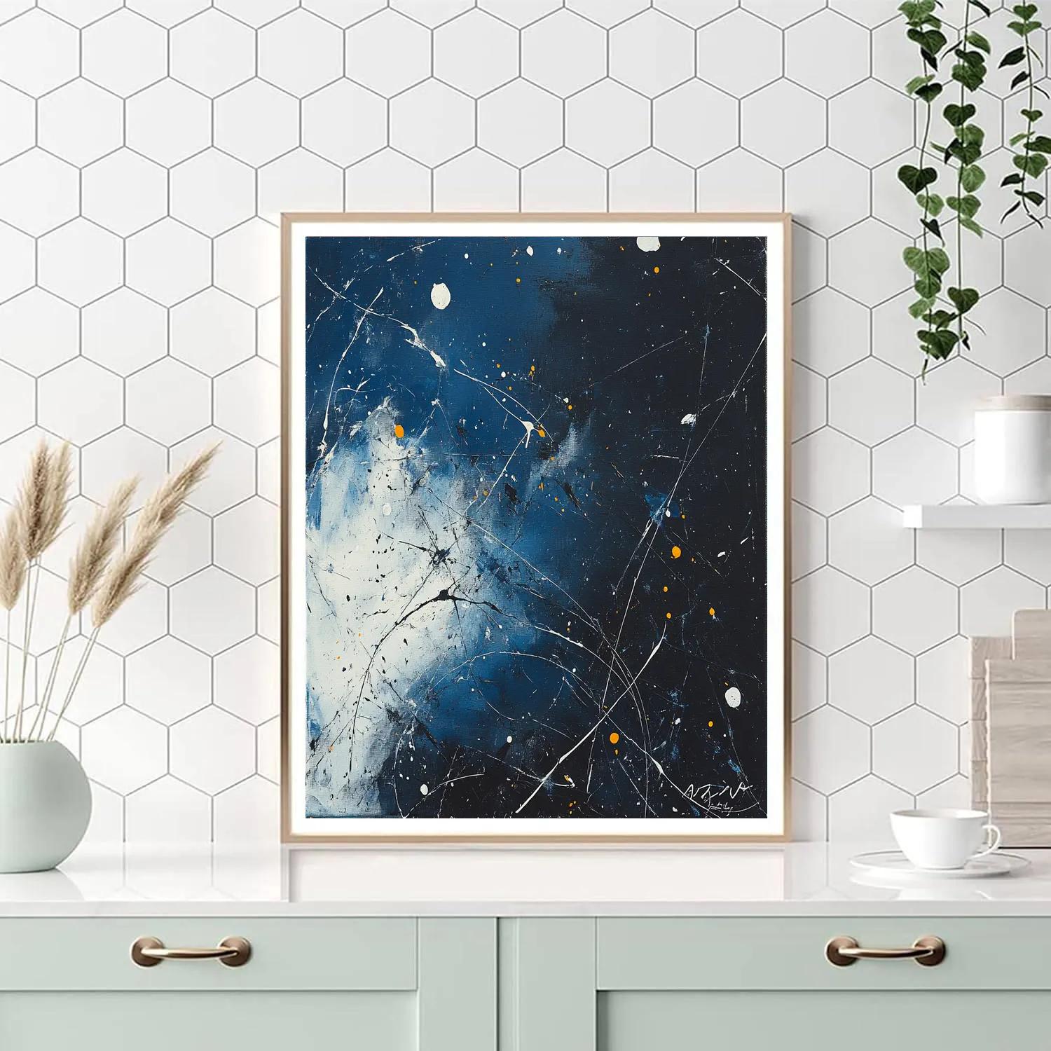 Jackson Pollock Inspired Rainstorm Energy Painting by numbers kit