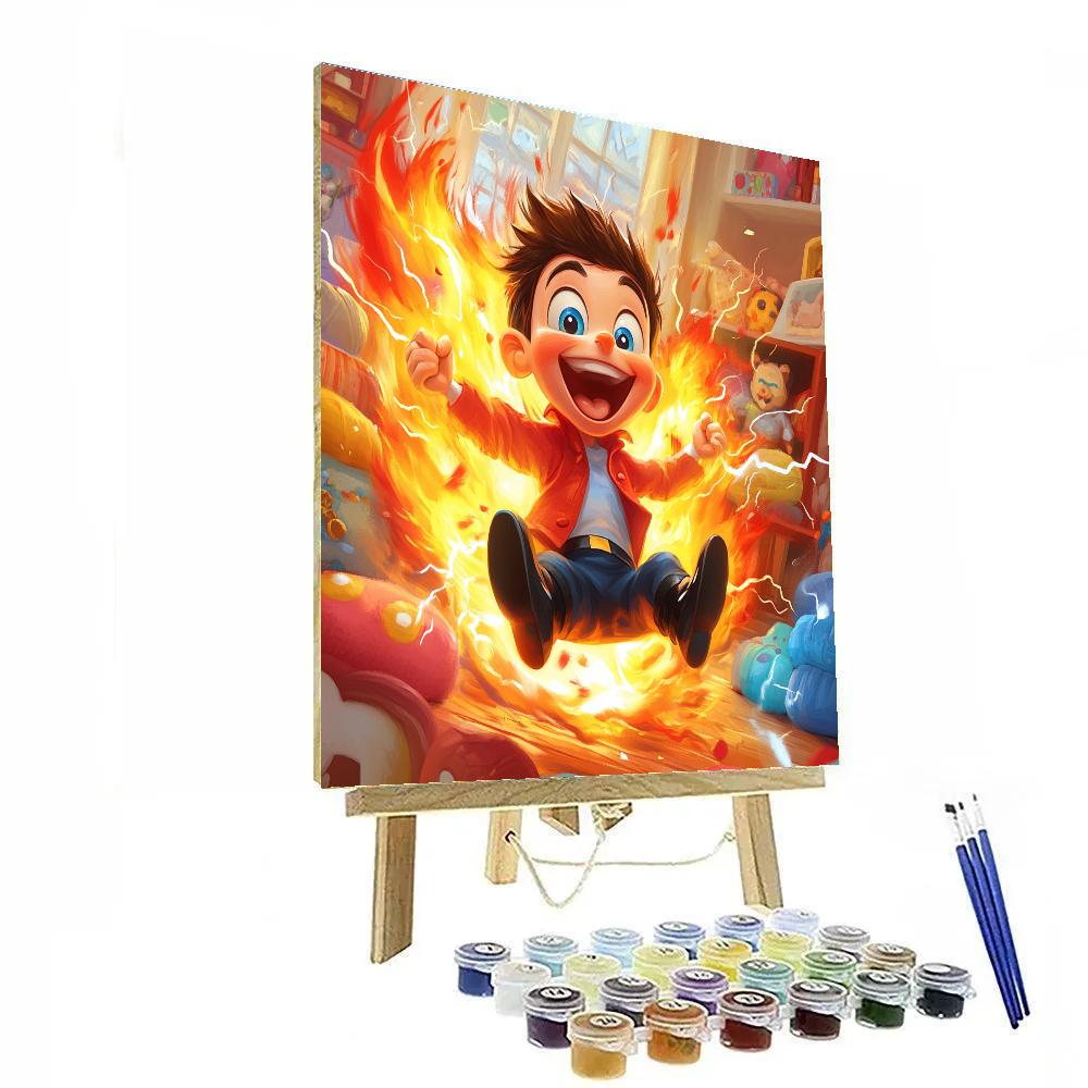 Jack-Jack’s Superpower Playtime Disney Inspired paint by color