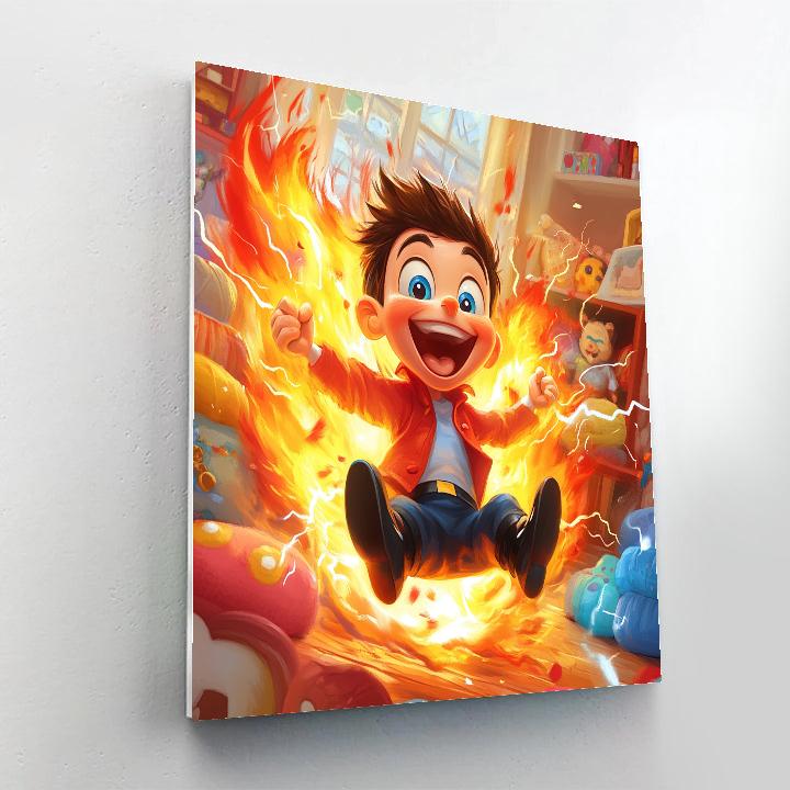 Jack-Jack’s Superpower Playtime Disney Inspired paint by color