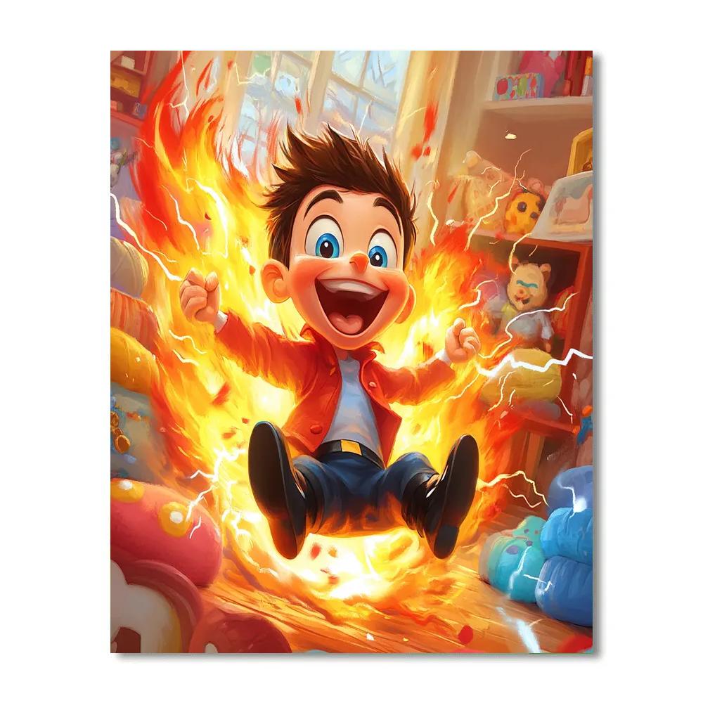 Jack-Jack’s Superpower Playtime Disney Inspired paint by color