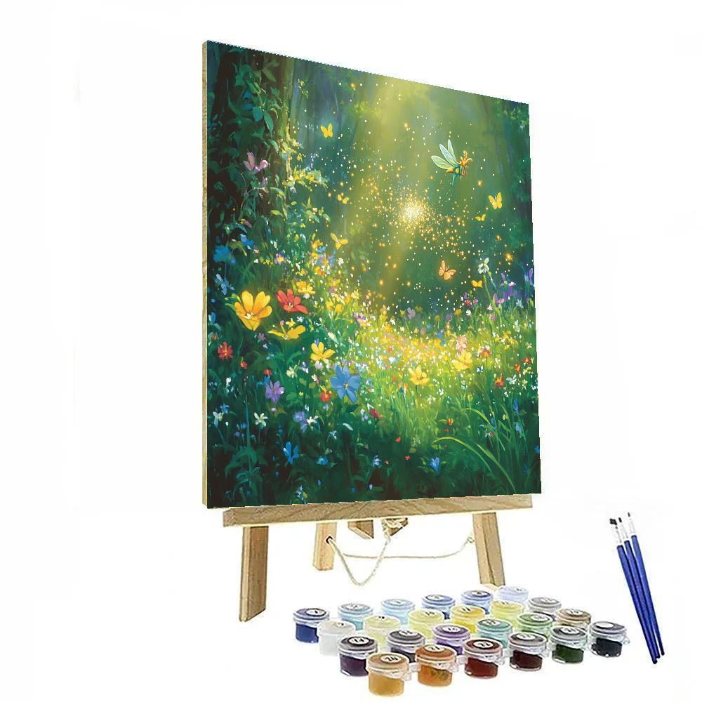 Tinker Bell’s Pixie Dust Surprise Disney Inspired DIY paint by numbers