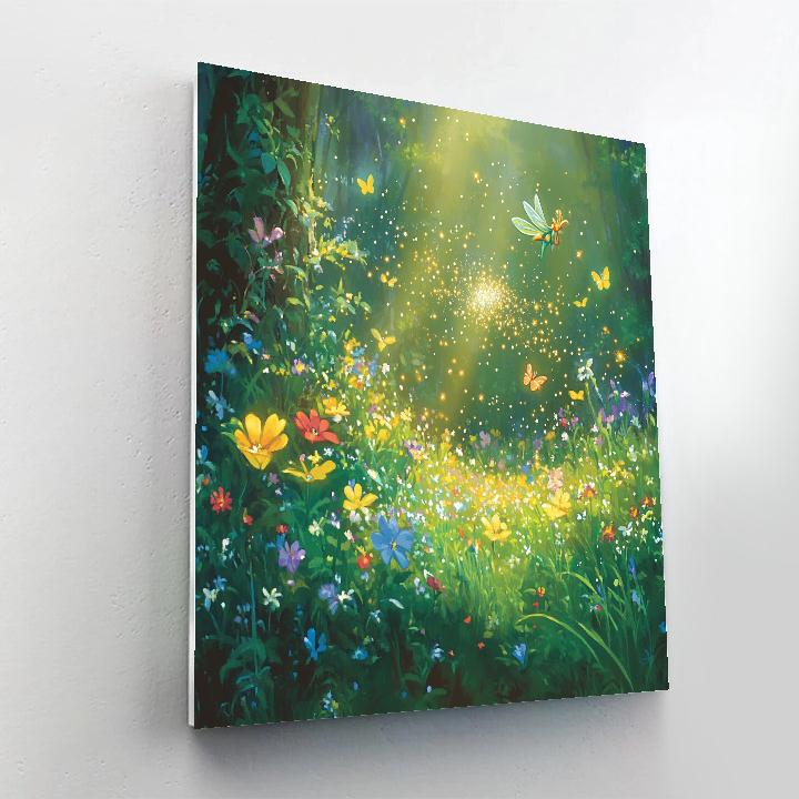 Tinker Bell’s Pixie Dust Surprise Disney Inspired DIY paint by numbers