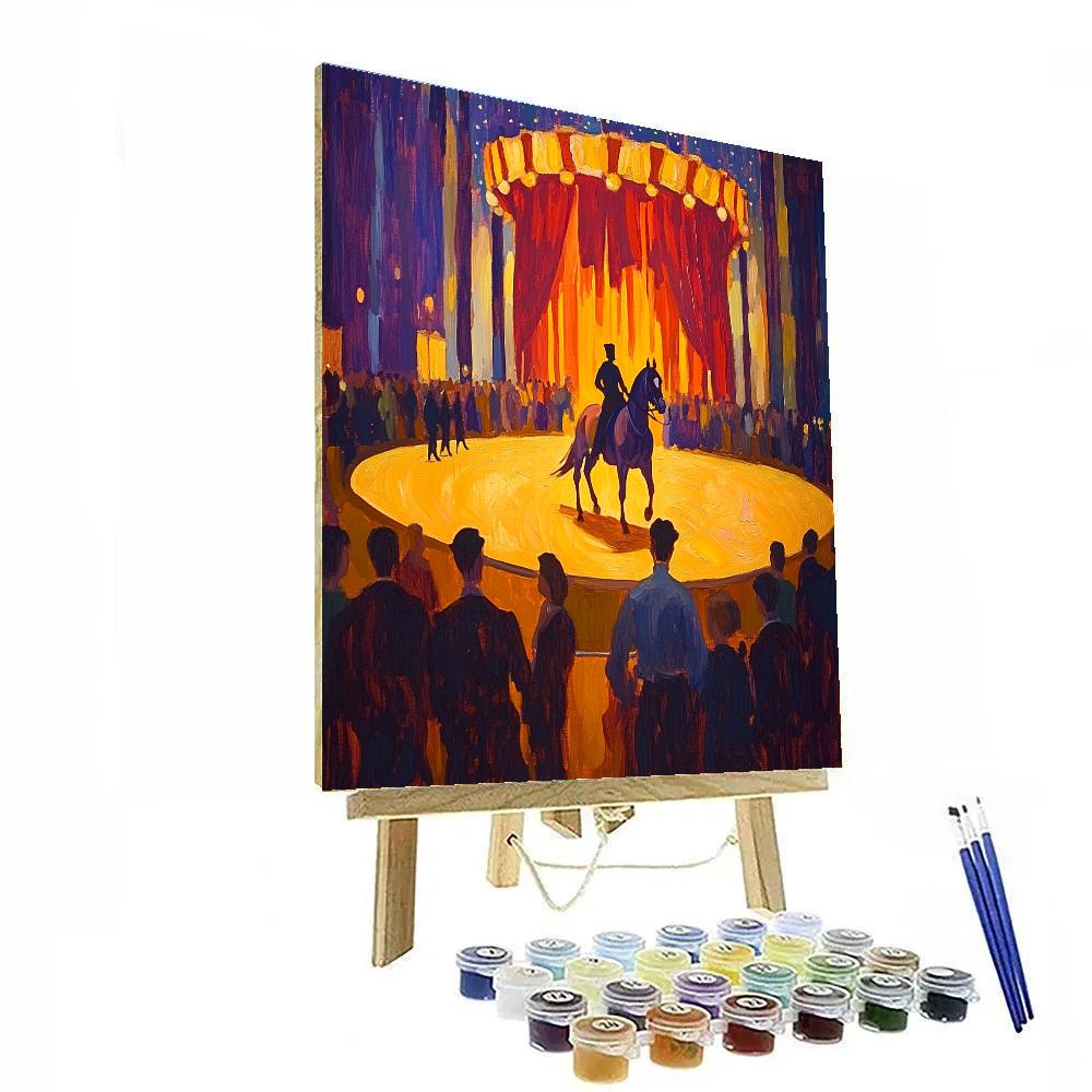 Henri De Toulouse Lautrec Inspired Night Circus Painting by numbers kit