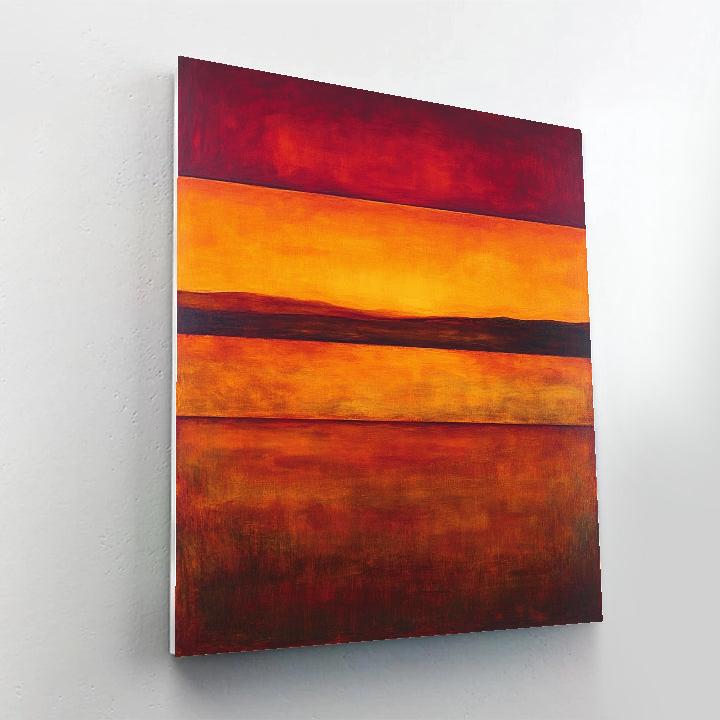 Rothko Inspired Meditative Sunset Fields Painting by numbers kit