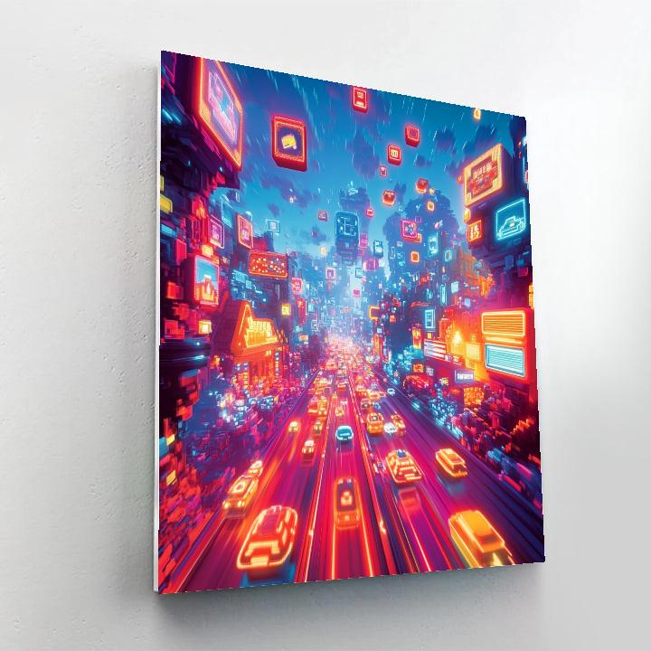 Wreck-It Ralph’s Video Game Rally Disney Inspired painting number kit