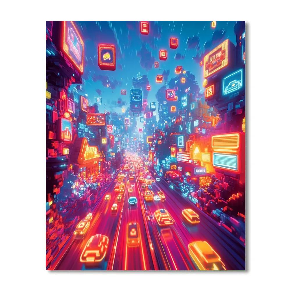 Wreck-It Ralph’s Video Game Rally Disney Inspired painting number kit