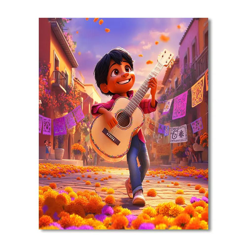 Coco’s Family Fiesta Disney Inspired paint by numbers