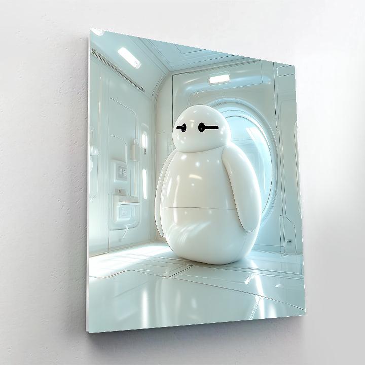 Baymax’s Caring Robot Moment Disney Inspired paint by number