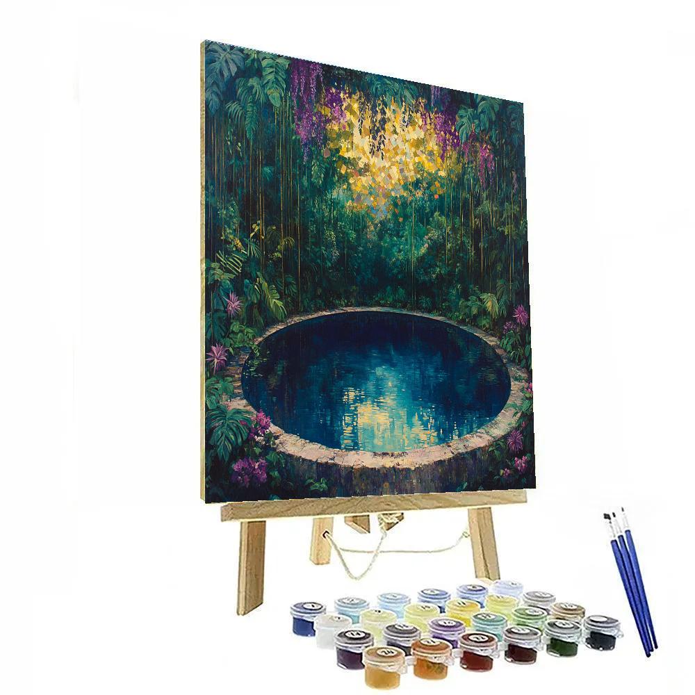 Frida Kahlo Inspired Sacred Cenote Of Reflections Paint by numbers kits
