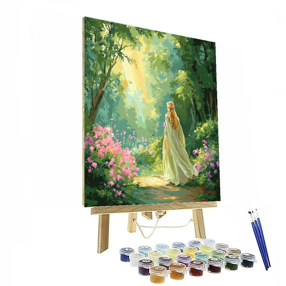 Aurora’s Enchanted Forest Walk Disney Inspired paint by numbers