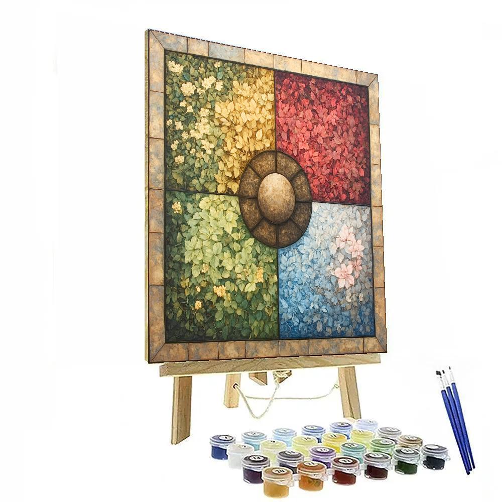 Frida Kahlo Inspired Garden Of Broken Seasons Painting by numbers kit