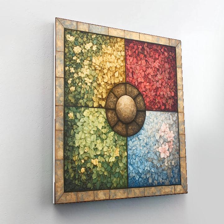 Frida Kahlo Inspired Garden Of Broken Seasons Painting by numbers kit