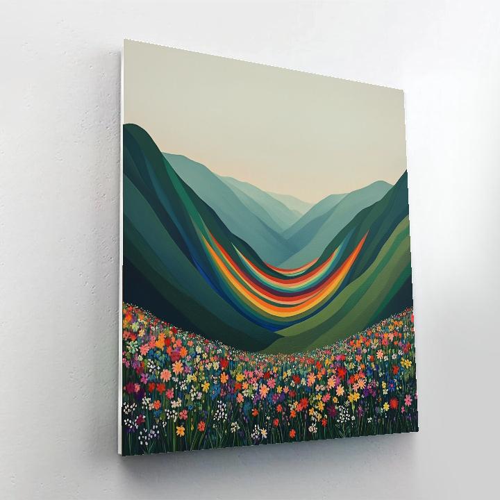 Frida Kahlo Inspired Sacred Valley Of Braided Rainbows Painting by numbers kit