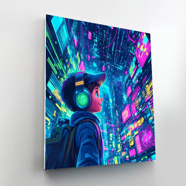 Ralph Breaks The Internet’s Digital Fun Disney Inspired Painting by numbers kit