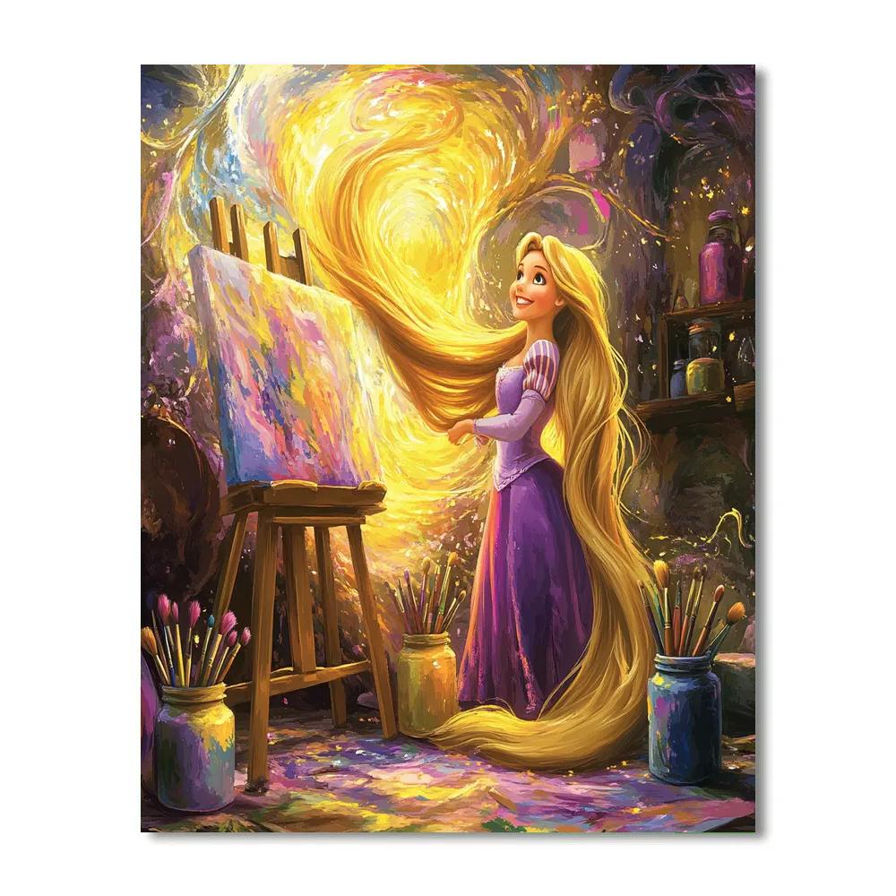 Rapunzel’s Paints And Dreams Disney Inspired Paint by numbers kits