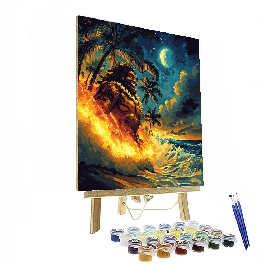 Maui’s Island Dance Celebration Disney Inspired Painting by numbers kit