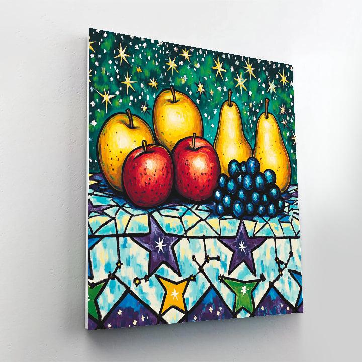 Matisse Inspired Cosmic Fruit Still Life Paint by numbers kits