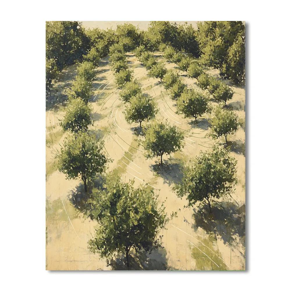 Leonardo Da Vinci Inspired Orchard Wind Maps paint by color