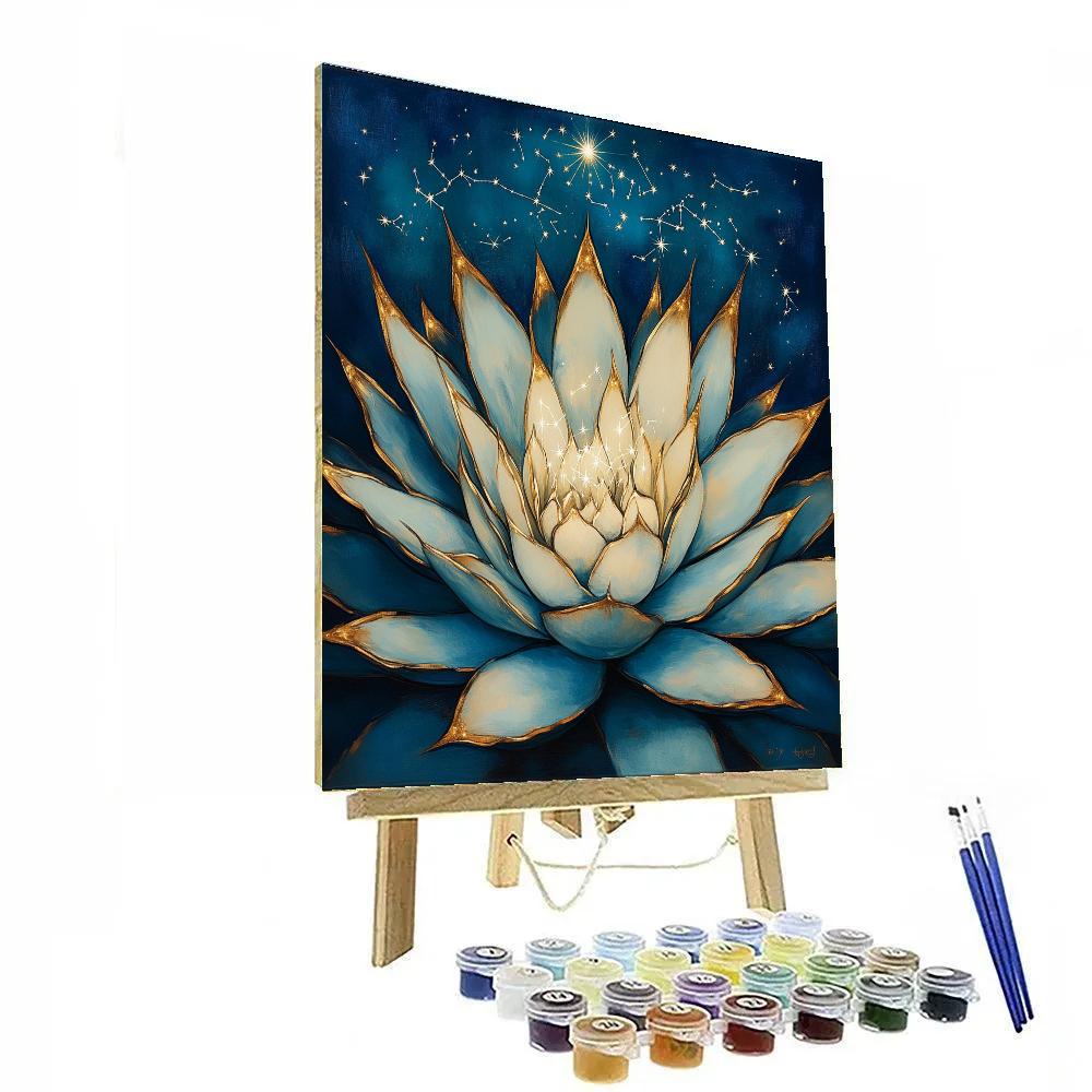 Frida Kahlo Inspired Luminous Agave Spine Galaxy Painting by numbers kit