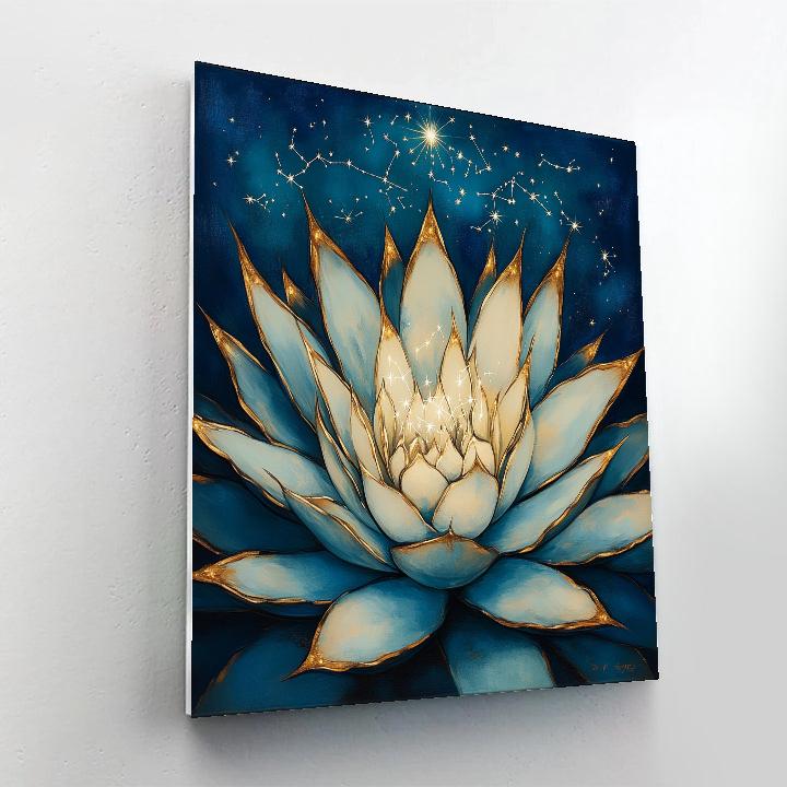 Frida Kahlo Inspired Luminous Agave Spine Galaxy Painting by numbers kit
