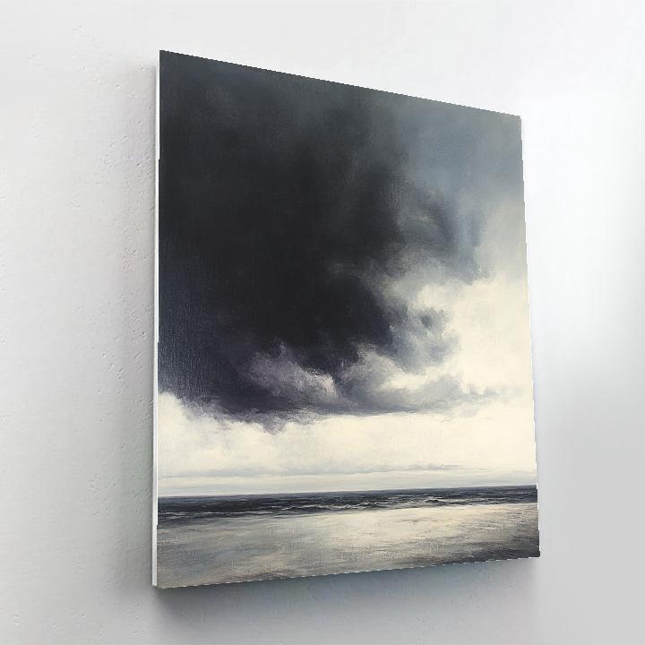 Leonardo Da Vinci Inspired Distant Thunder Line Paint by numbers art