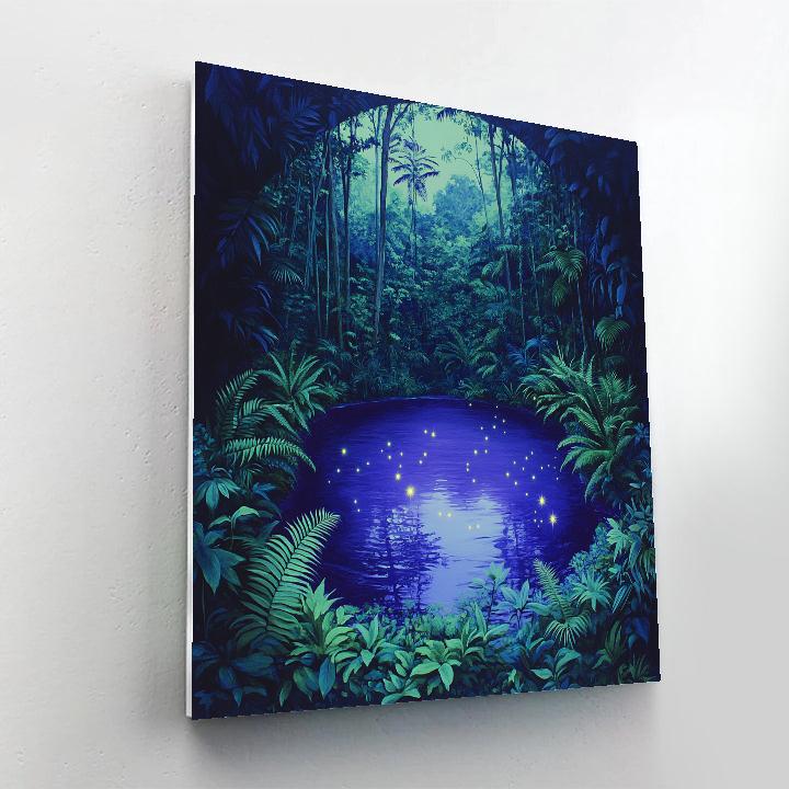 Frida Kahlo Inspired Lagoon Of Heliotrope Secrets Number painting