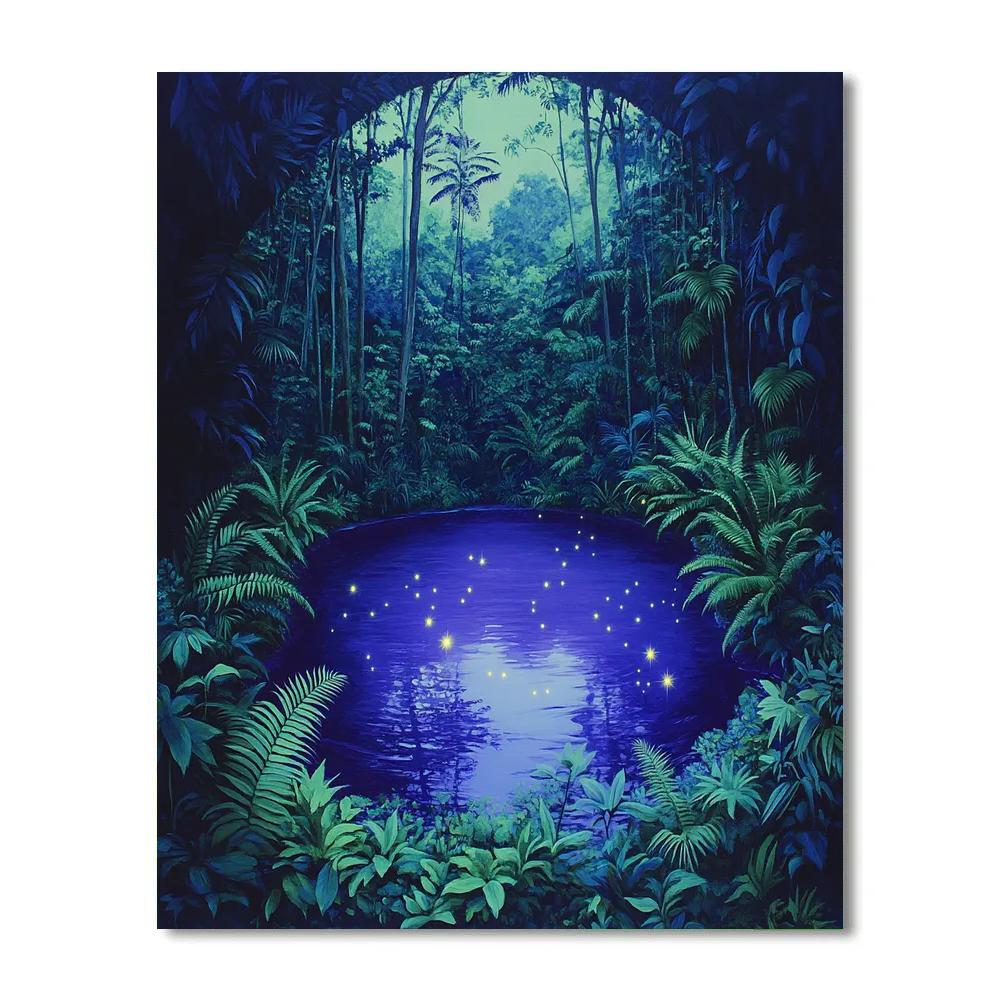 Frida Kahlo Inspired Lagoon Of Heliotrope Secrets Number painting