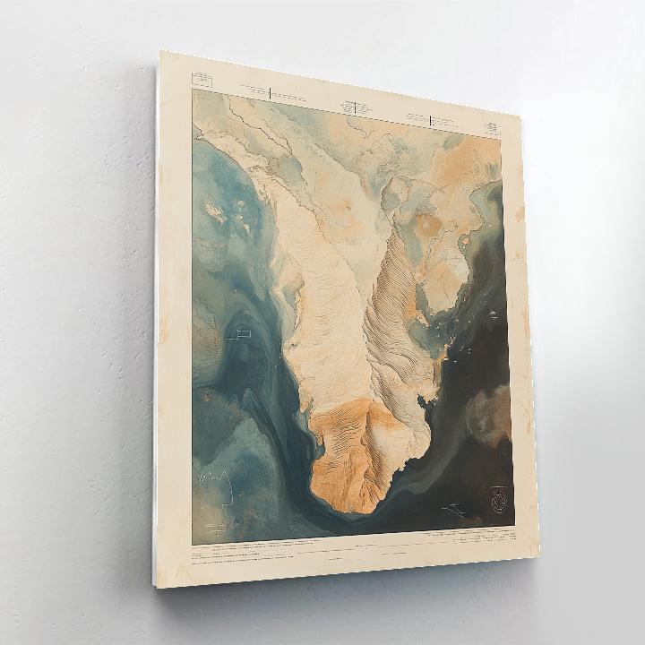 Leonardo Da Vinci Inspired River Sand Fan Painting by numbers kit